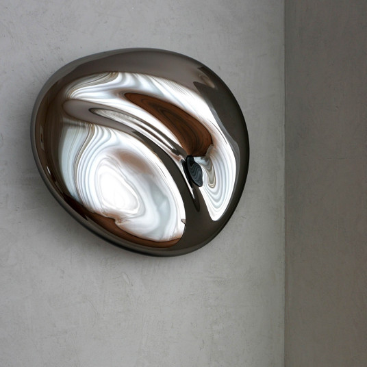 Contemporary Mirror Sculpture Stone