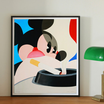 Aus der Serie "Mickey Mouse American Art" - Tom Wesselmann