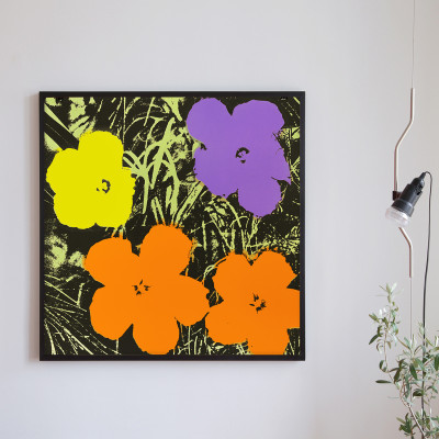 Andy Warhol, Warhols Sunday B.Morning Edition / Flowers Ocker Gelb Flieder