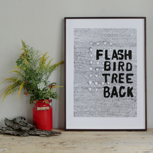 Esther Kläs , Flash Bird Tree Back