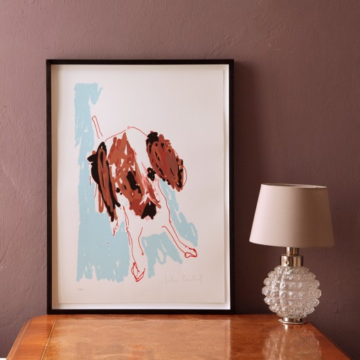 Milan Peschel, Ohne Titel (Hund blau)