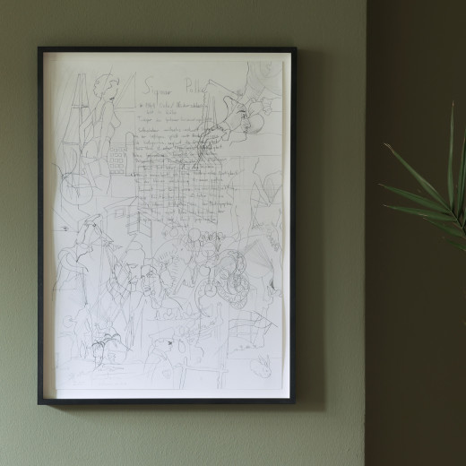 Mariusz Tarkawian , Zeichnungsfolge / Sigmar Polke